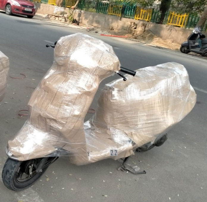 Scooty Packing and Transportation by Noida Packers